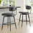 Bayardo Swivel 27.4'' Leather Counter Stool-88759065