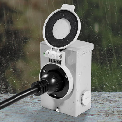 30 Amp Generator Cord and Power Inlet Box Kit, 40 FT