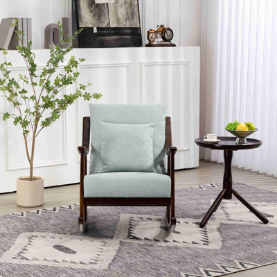 Chaise avec accoudoirs rembourrée et confortable Mid-Century
