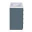Ensemble de meuble-lavabo 30 po avec lavabo en céramique, armoire de rangement en bois massif, ensemble de meuble-lavabo autoportant avec 3 tiroirs et portes à fermeture douce-556783548-556783547