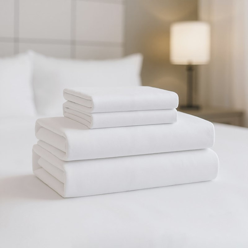 Luxury King Cotton Sheet Set, 4-Piece Bedding