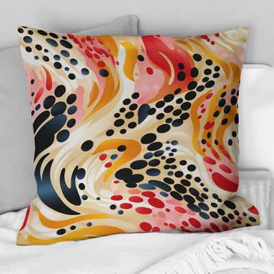 Abstract Throw Pillow