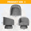 Fauteuil pivotant rembourré surdimensionné-529082456