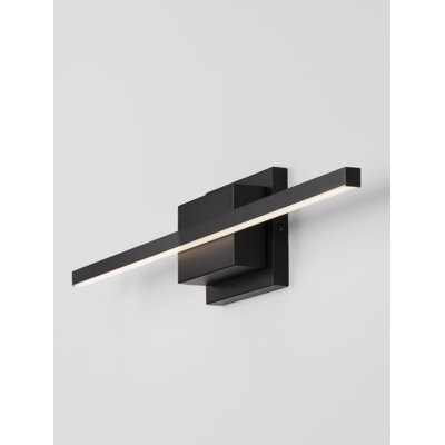 Sandy Black Aluminiun & Acrylic LED 12.5 Watt 230 Volt 750Lm 3000K IP20 L:60.5 W: 6.9 H: 11.8 Cm