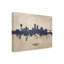 Knoxville Tennessee Skyline Concrete par Michael Tompsett - impression sur toile tendue-76346782