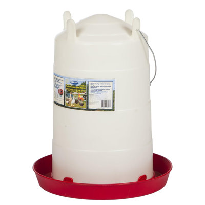 FARM-TUFF Easy Fill Poultry and Game Bird Fountain Waterer for Chickens
