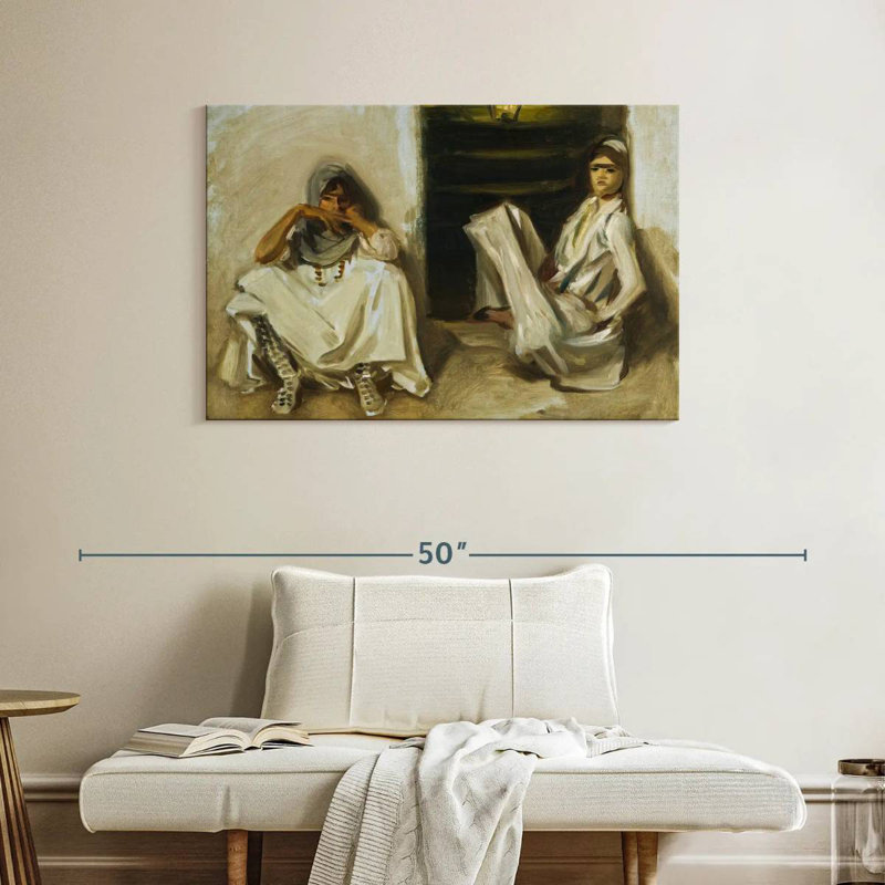 Leisha, deux femmes arabes, 1905, H 26 po x l 39 po