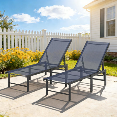 186cm Long Chaise Lounge Set