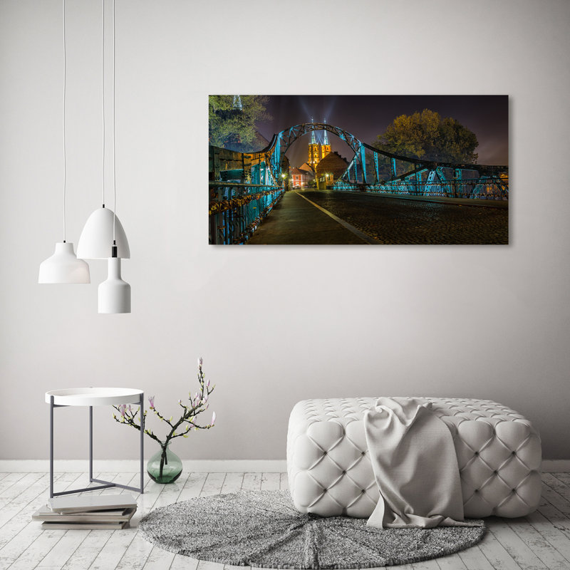 Bridge Of Lovers - Wrapped Canvas Print