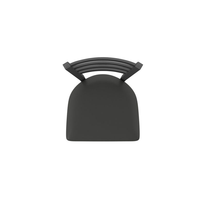 Jackie Swivel Stool, Black Wrinkle, Vinyl-Canter Iron, Counter Stool (25" Seat Height)