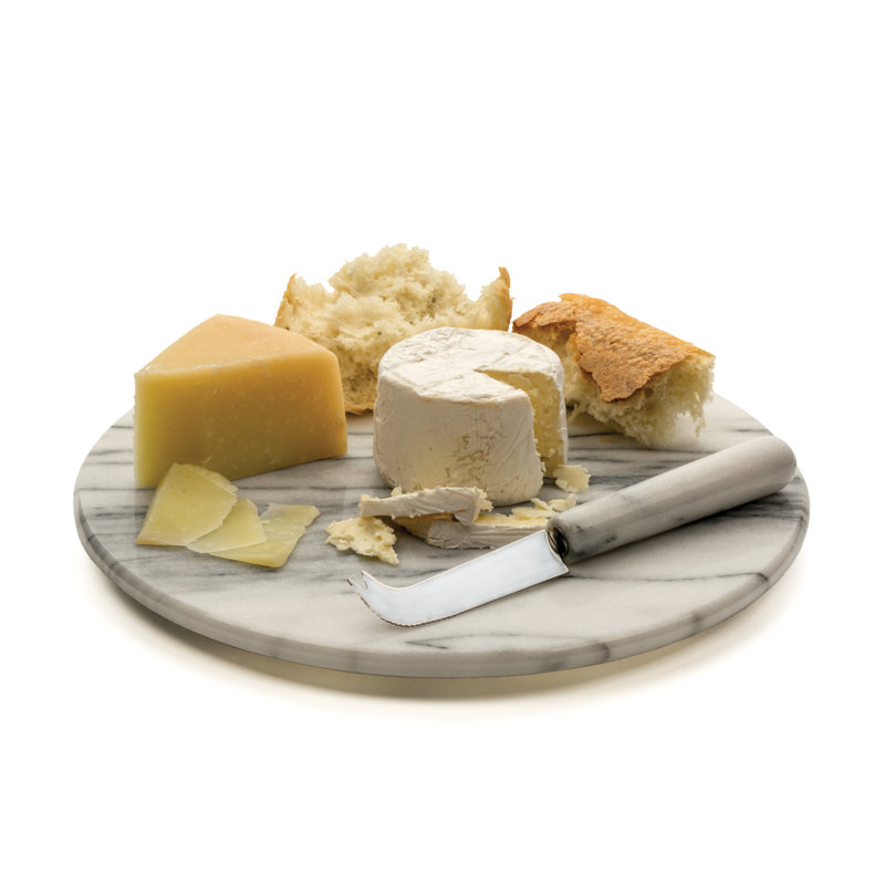Mercer41 Albertin Marble Cheese Board and Knife