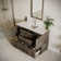 Fresca Formosa 48" Freestanding Single Bathroom Vanity Set with Top, Sink and Mirror (Faucet Not Included)