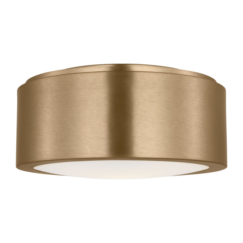 Albee Small Flush Mount from Generation Lighting , Satin Brass