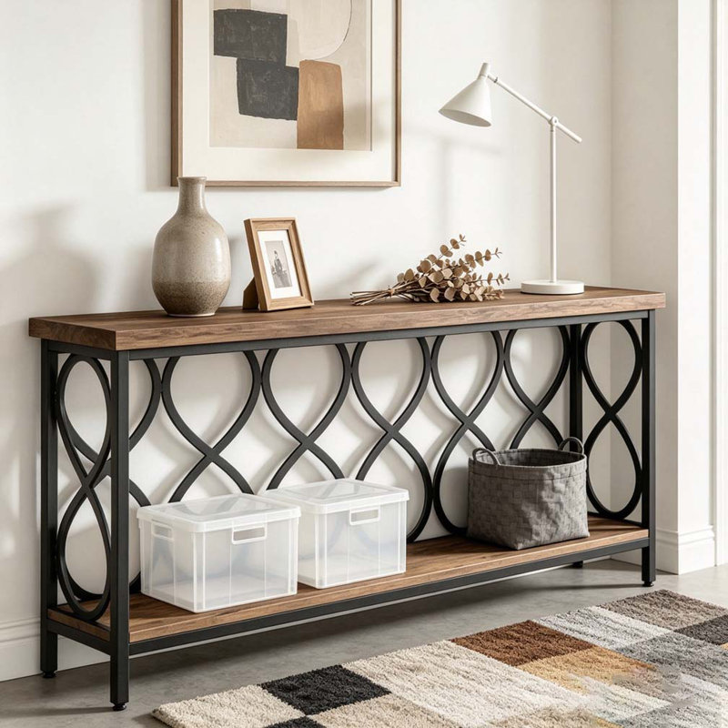 2-Tier Plant Stand,Entryway Table,Console Table