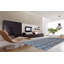 Freedia Geometric Area Rug in Navy/Ivory