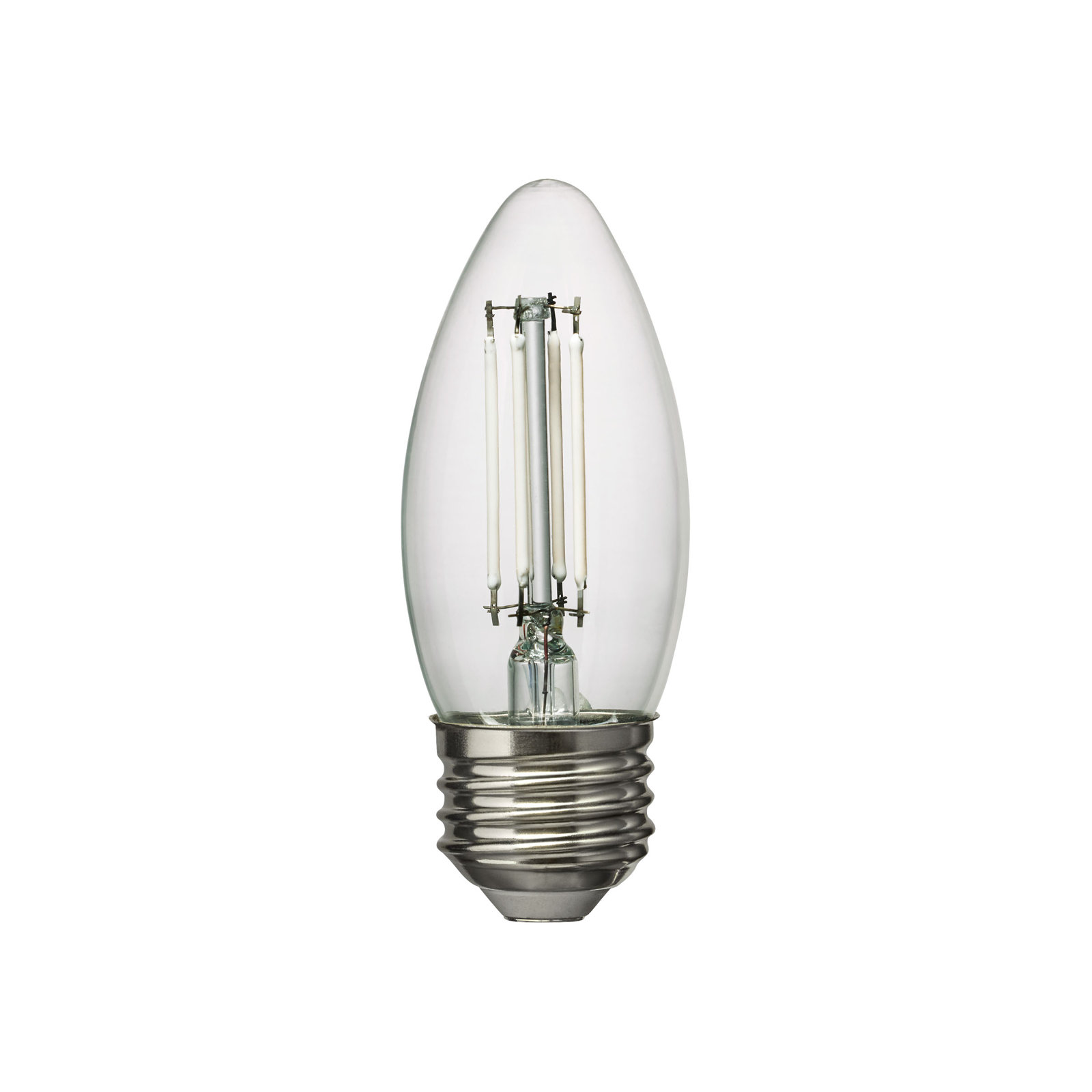 Visual Comfort & Co. LED Torpedo shape 5W Warm White E-26 Medium base Clear Edison Style light bulb, 2700 Kelvins