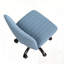 Chaise de bureau pivotante sans accoudoirs avec base en métal-165753278
