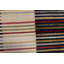 Wool Striped Area Rug in Beige/Black