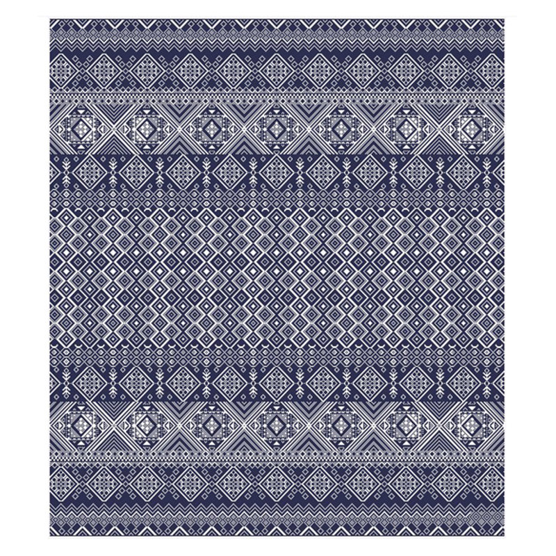 Tapis intérieur / extérieur en polypropylène tissé à plat Savara Mayview, Rectangle 8 pi 9 po x 13 pi 1 po