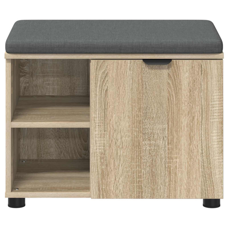 Storage Bench, Sonoma Oak, 46cm H x 60cm W x 38cm D