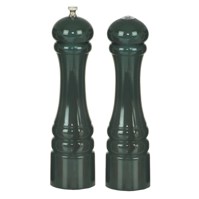 10" Imperial Pepper Mill & Shaker Set, Forest Green
