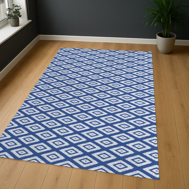 Geometric Area Rug, Rectangle 140 x 200 cm