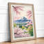 Moonlit Cherry Blossom Japandi - Framed Print-1859996553-1859996599