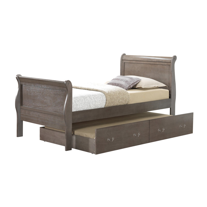 Citronelle Kids with Trundle, Twin, Gray