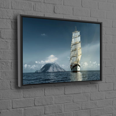 Impression sur toile de coton paysage tropical