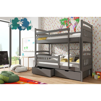 Lambert 90 x 190 cm Standard Bunk Bed and Mattress