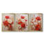 FLORAL Series CCCCXVI - Toile tendue avec châssis sur mesure - 3 pièces-800692378-800692381