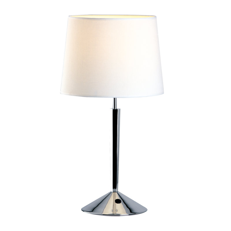 Lampe de table 24,21 po chrome
