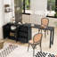 Buffet en bois avec table extensible 89,7 po-125542932