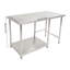 Table en acier inoxydable pour la préparation et le travail, table de préparation et de travail pour la cuisine, table de travail commerciale robuste-131449517
