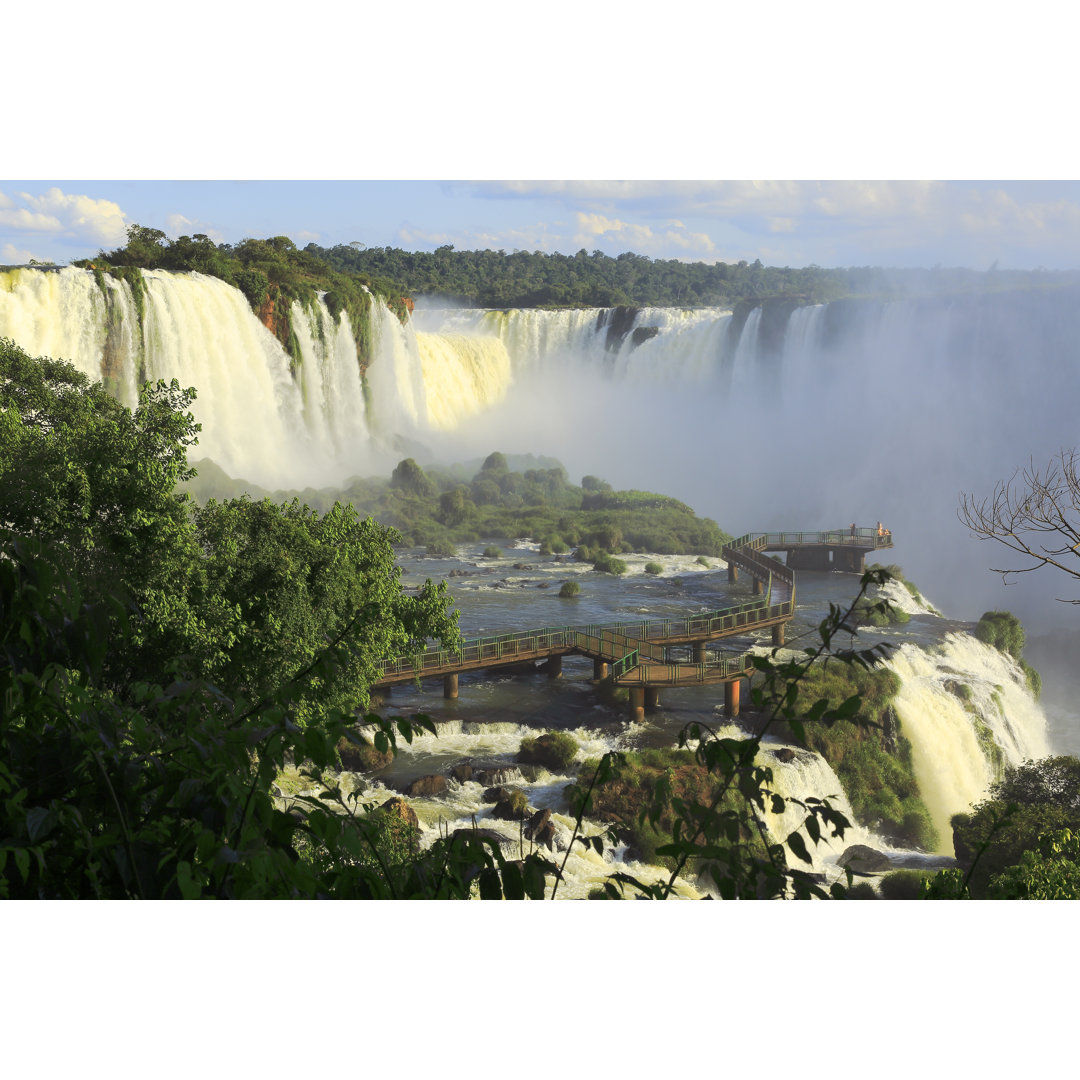 Mächtige Iguacu-Fälle von Agustavop - Drucken