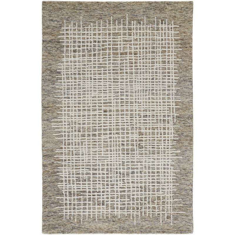 Norvan Wool Abstract Indoor Rug, Rectangle 9' x 12'