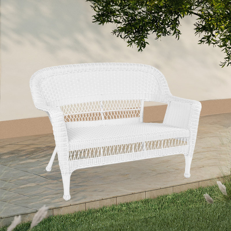 Causeuse de 51 po de largeur Karan, Blanc