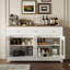 Buffet Farmhouse, armoire vitrine avec tablette réglable-1468825456