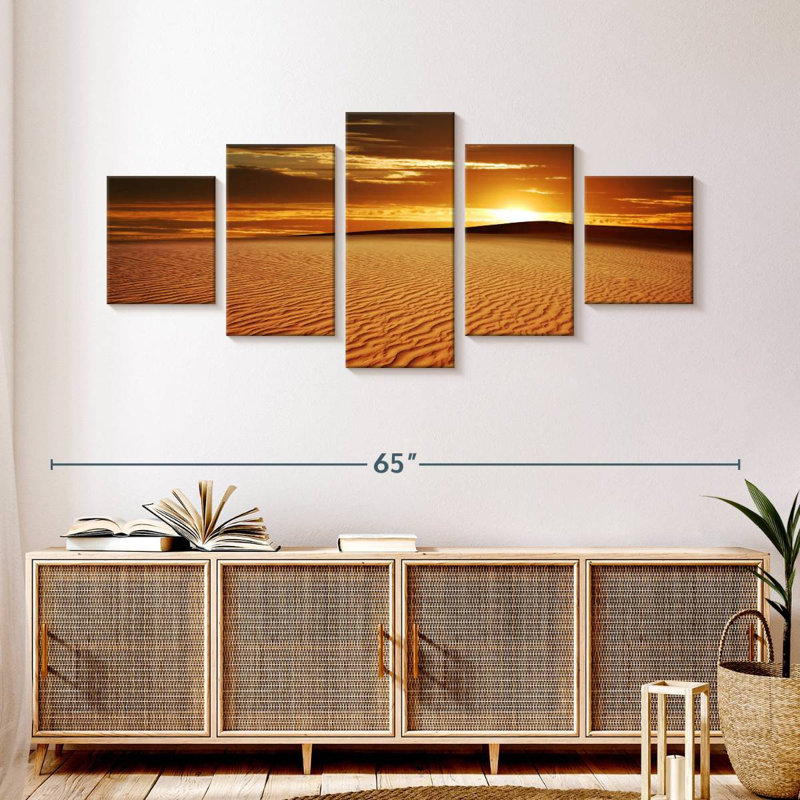 Desert Nightfall, 24" H x 55" W