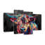 «Colorful Highland Cow», reproduction sur toile-750753020