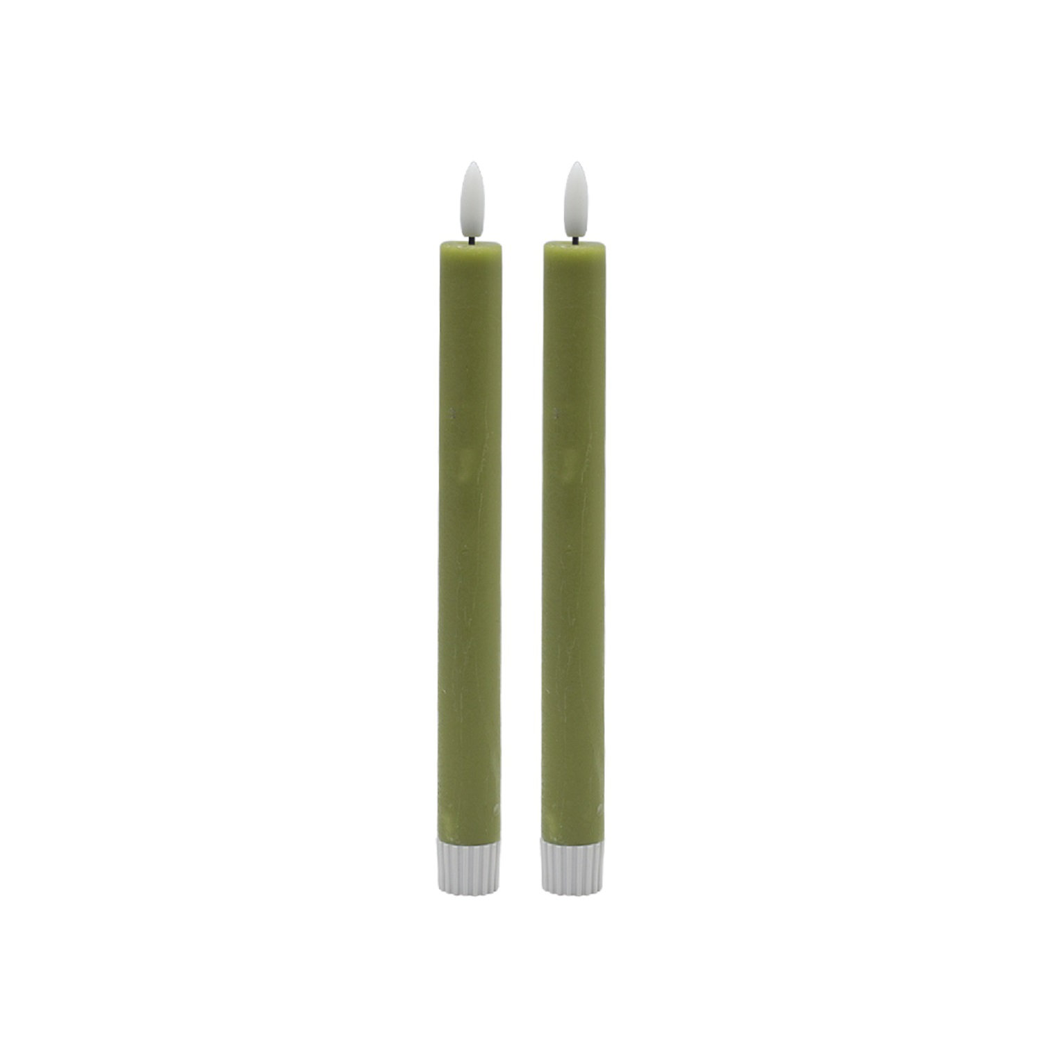 The Party Aisle™ Flameless Taper Candle, Green