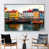 White Floater Framed