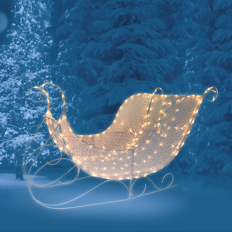 Présentoir lumineux Morphing, White Lights, White Ratton Sleigh