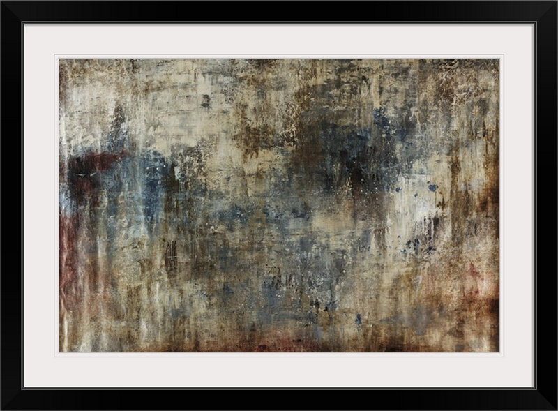 «Sommet Aqua Wall» par Alexys Henry, reproduction d'art, H 28 po x l 38 po x P 1 po, Cadre noir