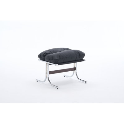 Bauhaus-Inspired Leather Footstool