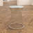 Bianca Glass Top End Table