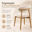 Ensemble de 2 chaises de salle à manger rembourrées scandinaves Vonnie-43117921