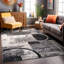 Tapis géométrique crème / noir / gris Bionda-215131172