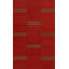 Geometric Area Rug in Red