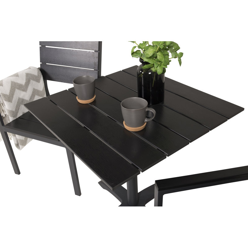 Eshan 2 - Person Patio Dining Set Square Table